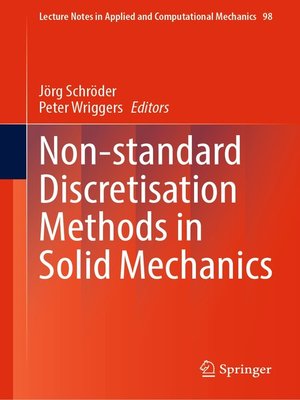 cover image of Non-standard Discretisation Methods in Solid Mechanics
